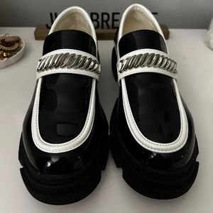 Black & White Loafers